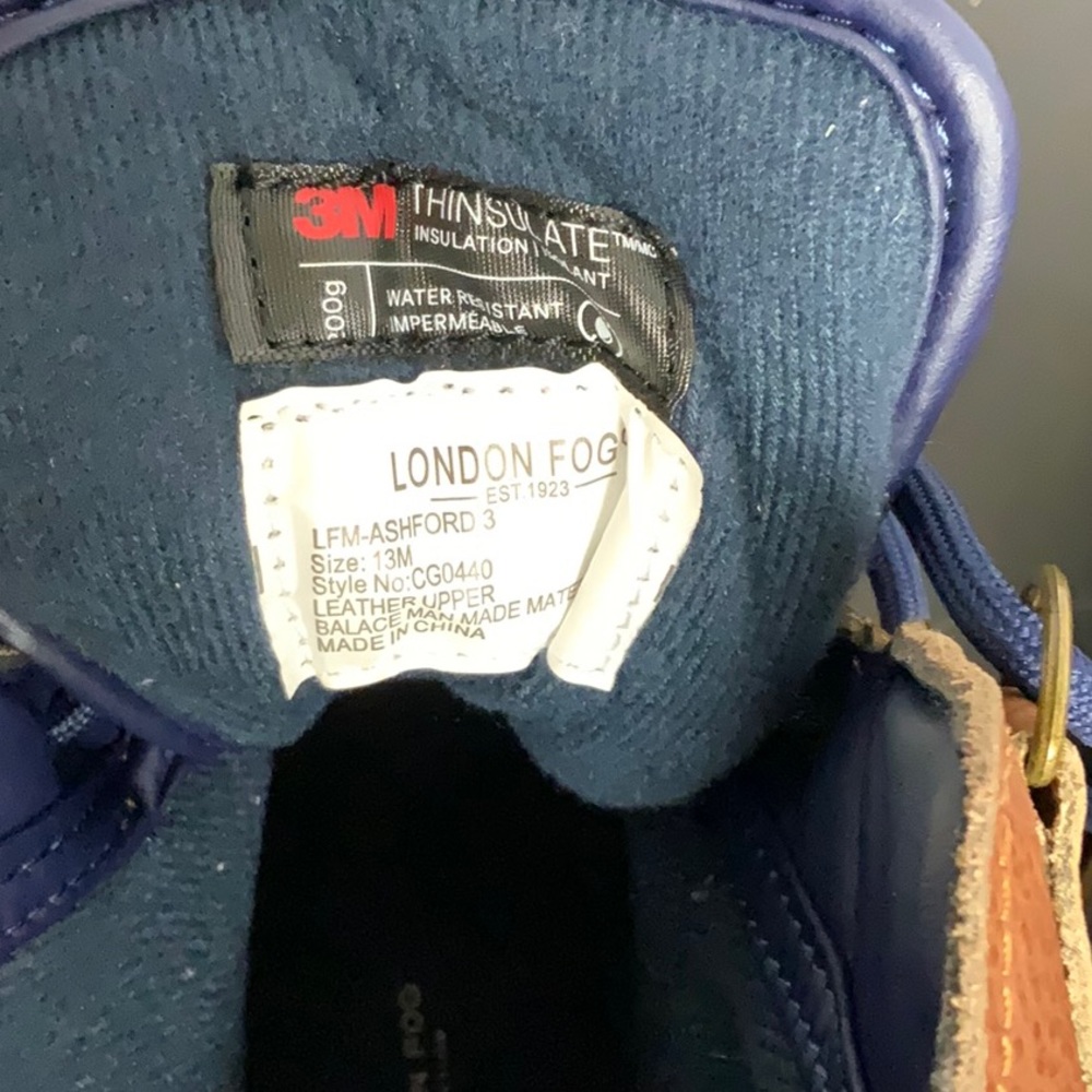 NWT Mens London Fog Ashford 3 Duck Boots Waterproof Thinsulate Sizes 9 10 12 13 - Picture 7 of 7